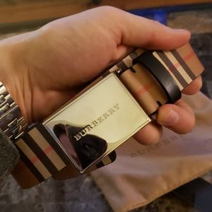 BURBERRY Men's Belt 100% Authentic. Made in Italy.